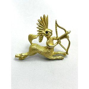 Vintage Centaur Half Man Half Horse Brooch Pin
